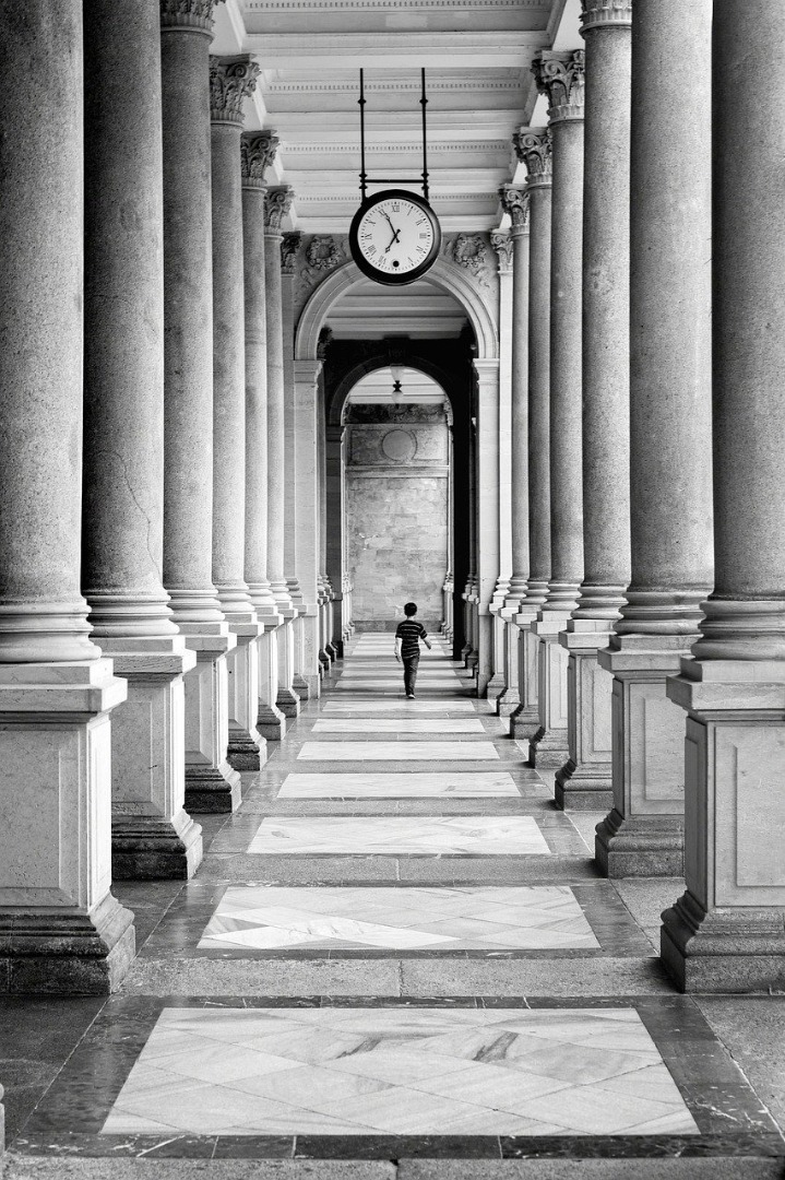 Corredor do tempo...